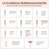 SUBAY Portable Electric Nail Drill Machine,Compact Electric Nail File for