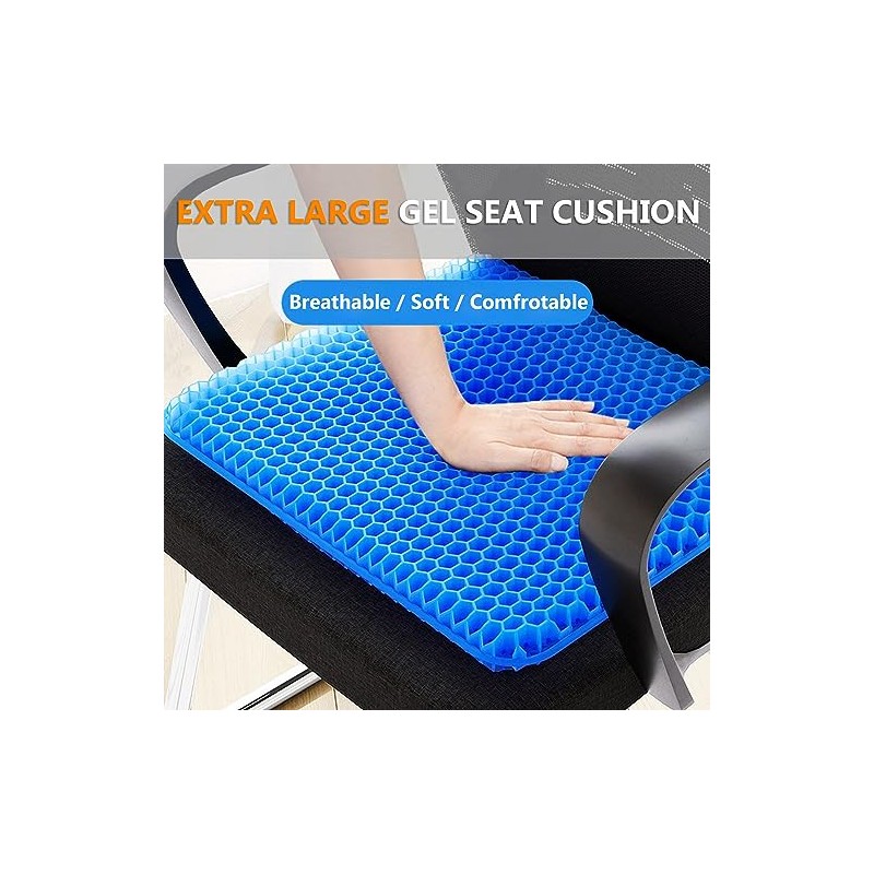 Cooling Gel Seat Cushion for Home Office and Car -