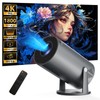 Projector for Home Use, 4K Support, 270° Rotation, Projector, Compact,