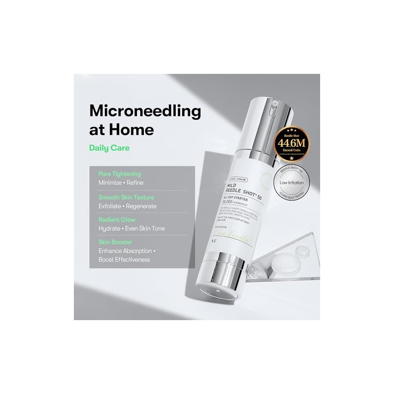 VT COSMETICS- CICA Reedle Shot 50, suero para microagujas Day&Night
