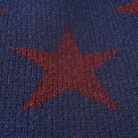 CORIRESHA Y2k Beanie Knitted Star Graphic Hat Grunge Emo Accessories for Women Men Black