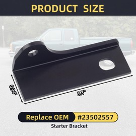 23502557 Starter Bracket, Starter Mounting Bracket, for GM and 6.2 or 6.5 Motors (with Reduction Starter)