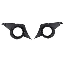 Boerunid Car Front Left Fog Light Cover Chrome Fog Light Frame Grill Car Accessories for 207 Sport 2006-2009