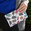 Cat Toys Mouse Fish Catnip Pattern Makeup Cosmetic Bag Organizer
