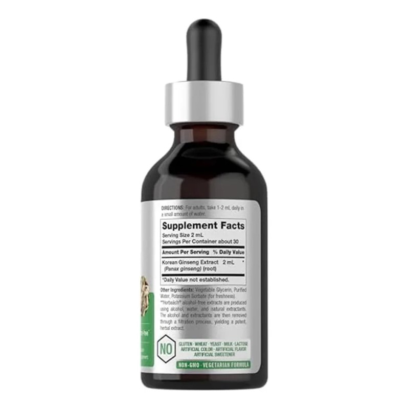 Horbäach Extracto Líquido Ginseng Rojo 2 Oz