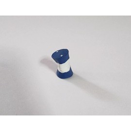 Undisclosed 1/64 3D Printed Dented Blue & White 55 Gal Drum