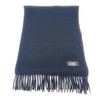 50% Cashmere 50% Wool Unisex Winter Scarf - Black
