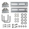 Brickyard (2) 10" Galvanized Swivel Top Bunk Bracket Kit w/