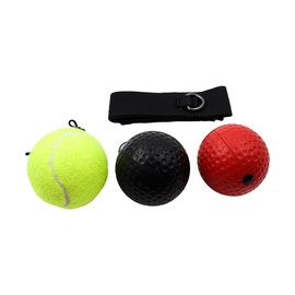 Nicear Reaction Ball Family Pack, 3 Different Boxing Reaction Balls with Adjustable Headband, Ideal for Training Agility, Punching Speed, Fighting Skills and Hand-eye Coordination.