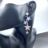 Star Long Tassel Dangle Earrings for Women Shooting Star Earrings