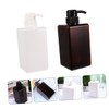 CAXUSD 2pcs Soap Dispenser Bottle Refillable Liquid Container for Shampoo