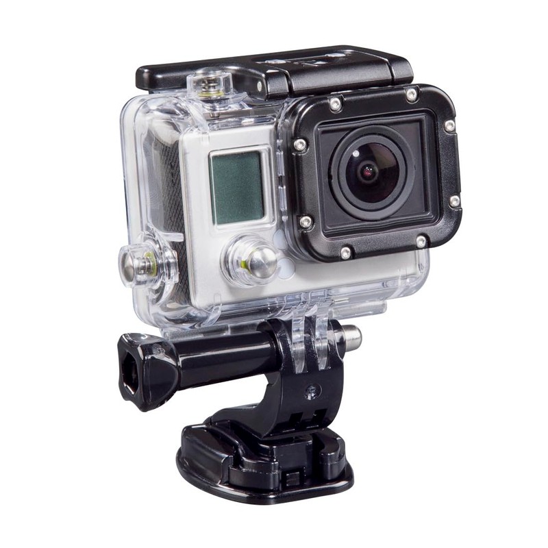 Hama Supporto adesivo per Action Cams, piatto e curvo, 4