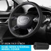 SJMYXCLW 15" Steering Wheel Cover Genuine Leather For Lexus Black