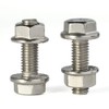 20 Sets M6-1.0 x 16mm Flanged Hex Head Bolts Hexagon