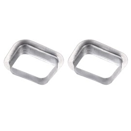 sourcing map 2pcs Rain Gutter Downspout Drop Outlet 2x3 Inch Gutter Adapter Outlet Connector for Downspout Gutter Drain Pipe