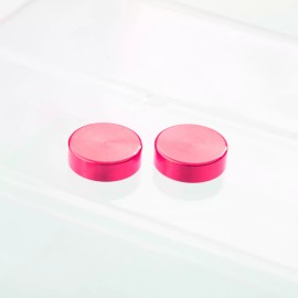 ITEZA LLC Set of 2 Aluminum Cap License Plate Frame Red Stainless Steel Screw Anti Rust