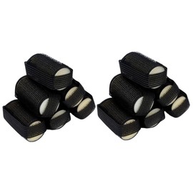 BIUDECO 2sets Hair Brush-comb Curlers Self Grip Hair Curler Set for Women Boys and Girls for Medium Long Curly Waves 6pcs*2