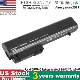 Unbranded/Generic Battery for HP COMPAQ EliteBook 2530p 2540p nc2400 nc2410 2510p 2533t HSTNN-FB22 - For HP COMPAQ Business Notebook 2400