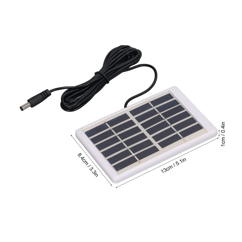 Solar Panel, 6V Solar Panel Lightweight Portable for Water Pumps