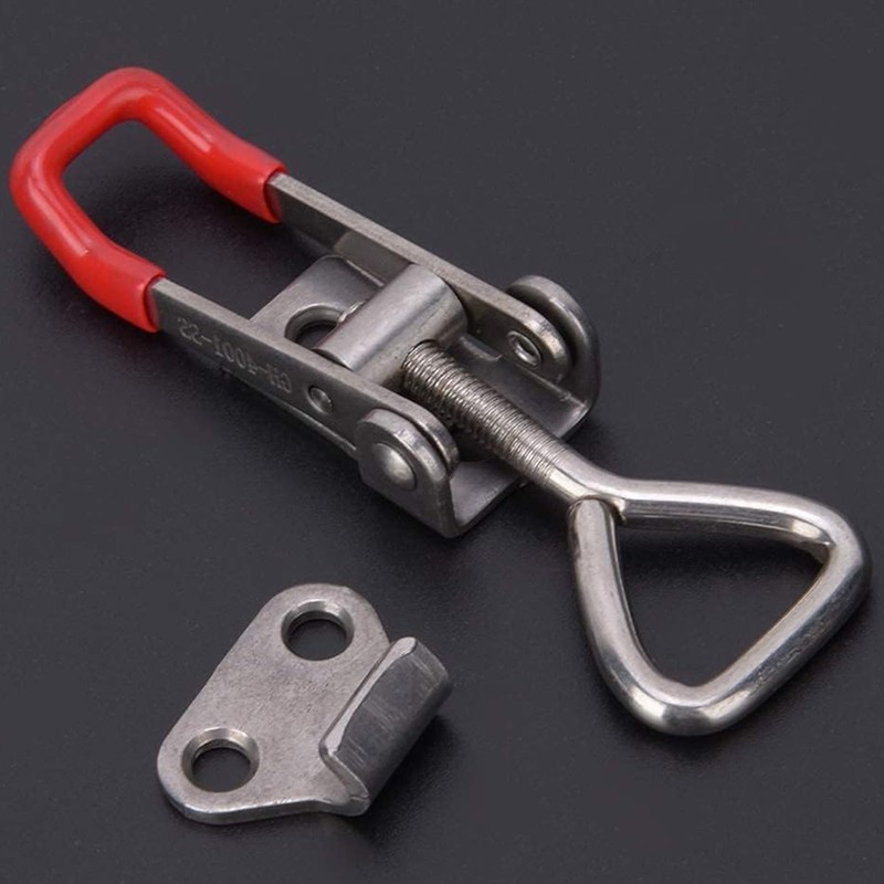 2Pcs Adjustable Toggle Clamp 304 Stainless Steel Toggle Catch Latch
