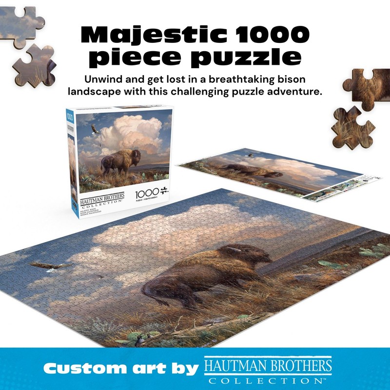 Buffalo Games - Hautman Brothers - Majestic Bison - 1000