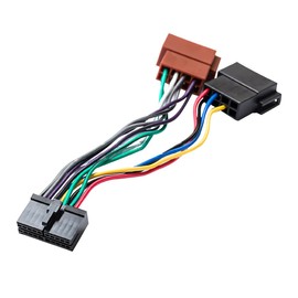 JNNJ Car Speaker Wiring Harness Adapter, Car Radio Adapters Socket Cable, Car Radios Active System, Car Radio Wiring Harness ISO Adapt, Car Cable Connector Vehicle Repair Audio Wiring Harnesses