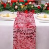 1 Roll 3 Yards Light Purple Table Runner 29CM Glitter