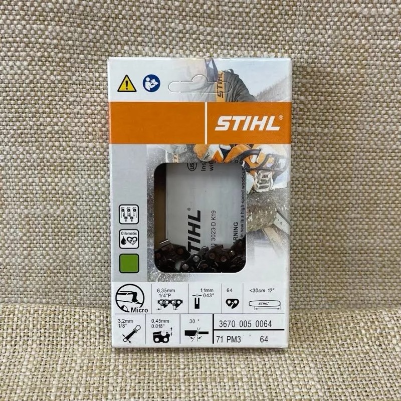 For STIHL STIHL 3670 005 0064 SAW CHAIN 71PM3 64