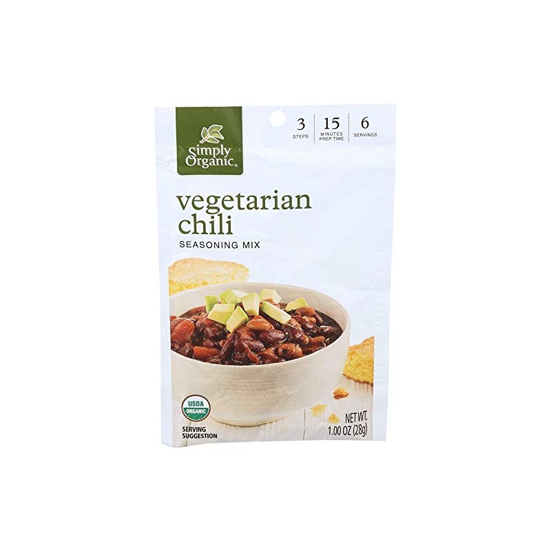 Simply Organic Mix Chili Vegetarian Org
