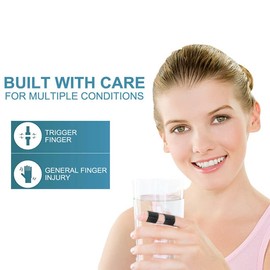 Finger Brace Splint Trigger Support Adjustable Seniors Joint Fix Pain Corrector- Supportive Trigger Finger Immobilizer with Comfort Fit