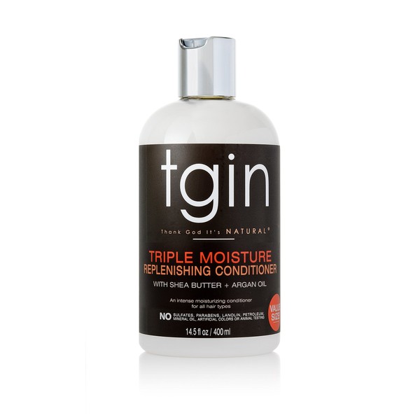 tgin Triple Moisture Replenishing Conditioner For Natural Hair - Dry Hair - Curly Hair - 13 Oz