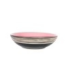 A Luxurious Relief pink Ceramic Tableware Set with 48 Pieces