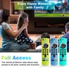 Wevove Silicone Anti-Slip Protective Remote Case 3rd Gen with Lanyard,