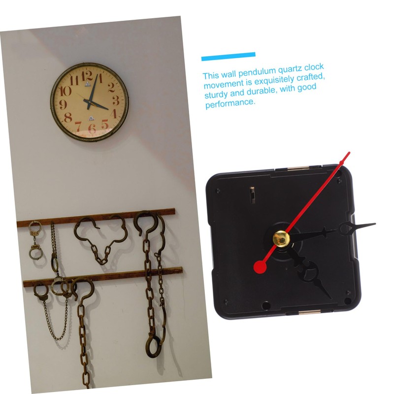 TEHAUX 1 Set Silent Wall Clock Mechanism Kit with Replacement