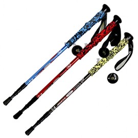 Big Mountain Leisure 3-tier Hiking stick-T/hiking supplies/health supplies/Parent's Day gift/hiking tools/hiking tools/hiking equipment/hiking equipment/red