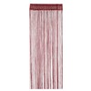 WedDecor Burgundy String Curtains Glitter Fringe Panel Fly Screen Room
