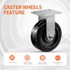 CWfutureparts Caster Wheels 6" x 2" Heavy Duty Industrial Casters,