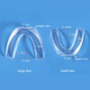 Bandejas dentales protectoras de silicona para brackets, multifuncionales, con clip