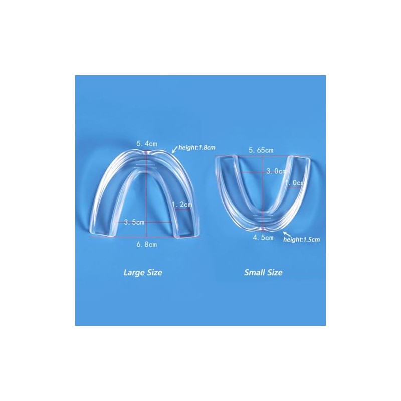 Bandejas dentales protectoras de silicona para brackets, multifuncionales, con clip