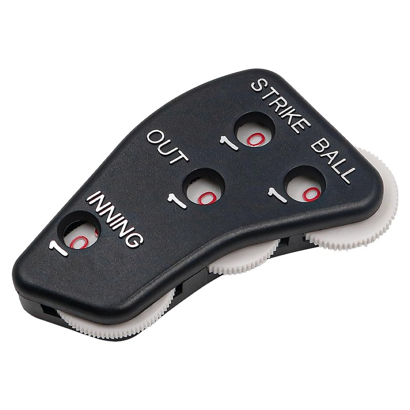 ANCLLO 2 x Baseball Umpire Clicker 4 Wheels Baseball Indicator