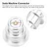 CO2 Adapater Aluminum Alloy 0.3in Quick Disconnection Wear Resistant High