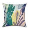BAOKU Abstract cartoon leaves Cushion Covers 45cm x 45cm Set