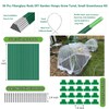 Garden Hoops for Raised Beds, 36pcs Greenhouse Hoops Grow Tunnel,
