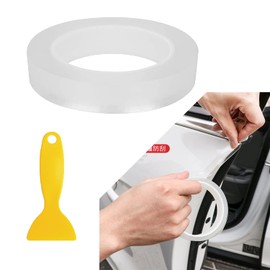 Brounit Car Door Edge Guards, Universal Door Sill Guard, Car Door Sill Protector, Edge Guard Protection Film with Install Tool, Fits for Most Car, Transparent (3cm*10m)