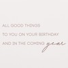 Papyrus Birthday Card (Good Things)