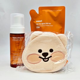 Bassol Vasol Feminine Cleanser 150ml original + 100ml refill + pouch inner balancing foaming wash / 바솔 여성청결제 150ml 본품 +100ml 리필 + 파우치 이너밸런싱 포밍워시