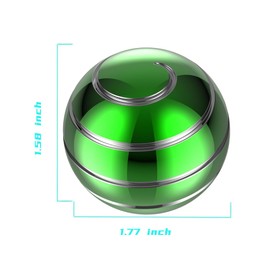 Apqdw Desk Toys, 1.77'' Kinetic Spinning Ball for Adults, Kinetic Fidget Desk Toys for Party Favors, Christmas Stocking Stuffers, Easter Basket (45MM, Green)