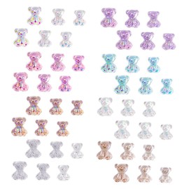 Baluue 48pcs Nail Art Charms Bear Nail Decorations Manicure Accessories for Easy Application