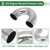 Motoforti 2.5" OD 180 Degree U-Bend Mandrel Exhaust Tube Car