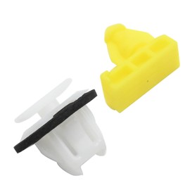 Ollanoos 40Pcs 76882JG10A Car Wheel Arch Surround Trim Moulding Clips, Front or Rear Plastic Retainer Fasteners Replacement for Nissan Juke 2010 2011 2012 2013 2014 2015 2016 2017 76882JG10A